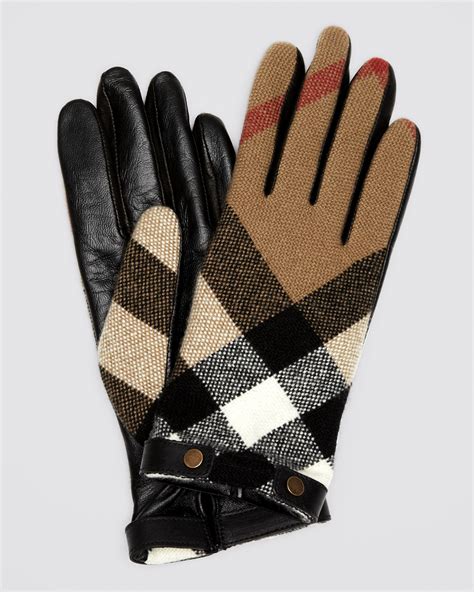 burberry jenny wool check gloves|burberry clothing for men.